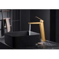 Imex Art Αναμεικτική Μπαταρία Νιπτήρα Ψηλή Gold Mat BDAR025-3OC