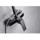 Imex Art Ρυθμιζόμενη Στήλη Ντουζ με Μπαταρία Black Gun Metal 93,5-130cm BDAR025BGM
