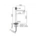 Imex Line Αναμεικτική Μπαταρία Νιπτήρα Ψηλή Nickel Brushed BDD038-3NQ