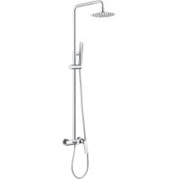 Imex Delos Ρυθμιζόμενη Στήλη Ντουζ με Μπαταρία 88-124cm chrome BDD055