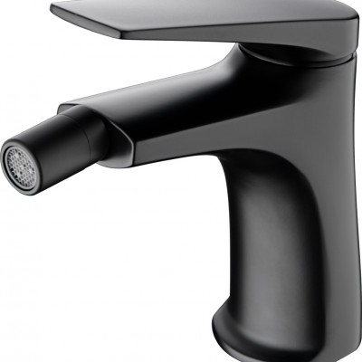 Imex Delos Αναμεικτική Μπαταρία Μπιντέ Black Mat BDD055-2NG