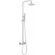 Imex Delos Ρυθμιζόμενη Στήλη Ντουζ με Μπαταρία 88-124cm chrome BDD055