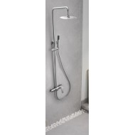 Imex Delos Ρυθμιζόμενη Στήλη Ντουζ με Μπαταρία 88-124cm ανοξείδωτη S316 BDD055/AC