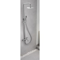 Imex Delos Ρυθμιζόμενη Στήλη Ντουζ με Μπαταρία 88-124cm ανοξείδωτη S316 BDD055/AC