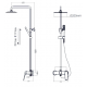 Imex Delos Ρυθμιζόμενη Στήλη Ντουζ με Μπαταρία 88-124cm chrome BDD055