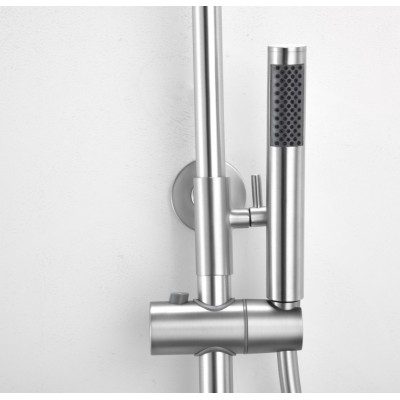 Imex Delos Ρυθμιζόμενη Στήλη Ντουζ με Μπαταρία 88-124cm chrome BDD055