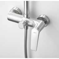 Imex Delos Ρυθμιζόμενη Στήλη Ντουζ με Μπαταρία 88-124cm ανοξείδωτη S316 BDD055/AC