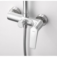 Imex Delos Ρυθμιζόμενη Στήλη Ντουζ με Μπαταρία 88-124cm chrome BDD055