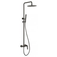 Imex Delos Ρυθμιζόμενη Στήλη Ντουζ με Μπαταρία 88-124cm Black Gun Metal PVD BDD055-BGM