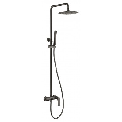 Imex Delos Ρυθμιζόμενη Στήλη Ντουζ με Μπαταρία 88-124cm Black Gun Metal PVD BDD055-BGM