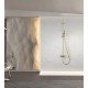 Imex Delos Ρυθμιζόμενη Στήλη Ντουζ με Μπαταρία 88-124cm Gold MAT PVD BDD055-OC