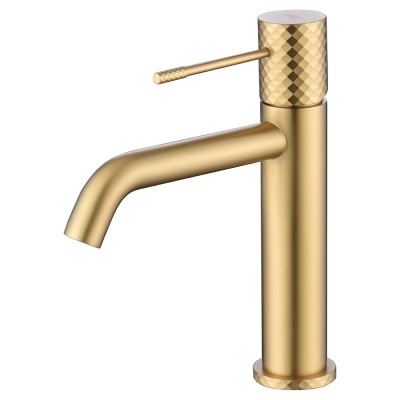 Imex Genova Αναμεικτική Μπαταρία Νιπτήρα Gold Mat BDG053-1OC
