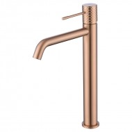 Imex Genova Αναμεικτική Μπαταρία Νιπτήρα Rose Gold Mat BDG053-3ORC