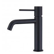 Imex Monza Αναμεικτική Μπαταρία Νιπτήρα Black Mat BDM039-1NG
