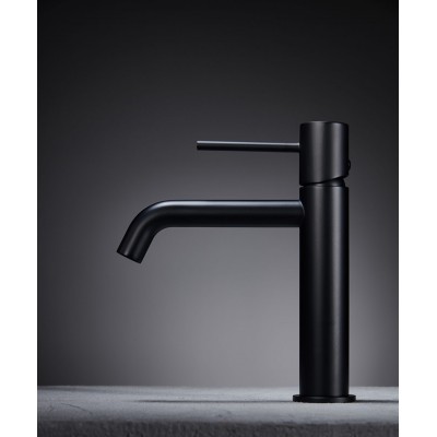 Imex Monza Αναμεικτική Μπαταρία Νιπτήρα Black Mat BDM039-1NG