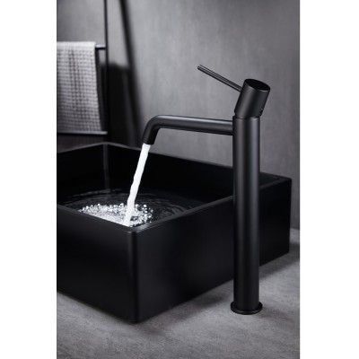 Imex Monza Αναμεικτική Μπαταρία Νιπτήρα Black Mat BDM039-3NG