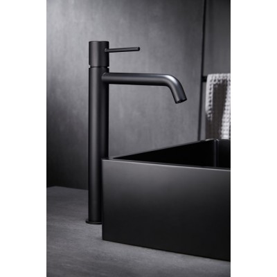 Imex Monza Αναμεικτική Μπαταρία Νιπτήρα Black Mat BDM039-3NG