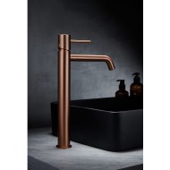 Imex Monza Αναμεικτική Μπαταρία Νιπτήρα Rose Gold Mat PVD BDM039-3ORC