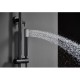 Imex Monza Ρυθμιζόμενη Στήλη Ντουζ με Μπαταρία 88-124cm Black Mat BDM039-NG