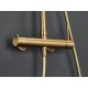 Imex Monza Ρυθμιζόμενη Στήλη Ντουζ με Μπαταρία 88-124cm Gold Mat BDM039-OC