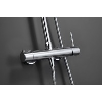 Imex Monza Ρυθμιζόμενη Στήλη Ντουζ με Μπαταρία 88-124cm chrome BDM039