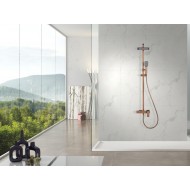 Imex Pisa Ρυθμιζόμενη Στήλη Ντουζ με Μπαταρία 88-124cm BDP048-ORC