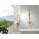 Imex Pisa Ρυθμιζόμενη Στήλη Ντουζ με Μπαταρία 88-124cm BDP048-ORC