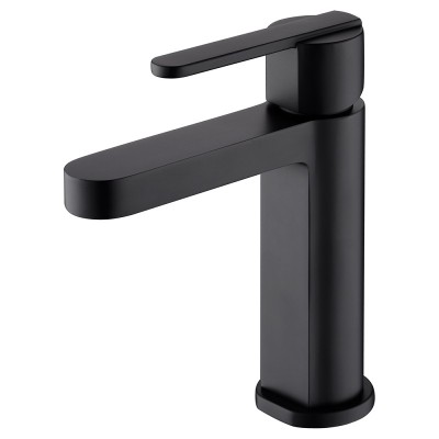 Imex Roma Black Αναμεικτική Μπαταρία Νιπτήρα Μαύρη BDR001-1NG