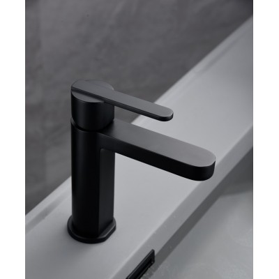 Imex Roma Black Αναμεικτική Μπαταρία Νιπτήρα Μαύρη BDR001-1NG