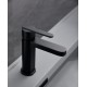 Imex Roma Black Αναμεικτική Μπαταρία Νιπτήρα Μαύρη BDR001-1NG