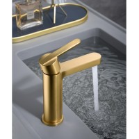 Imex Roma Αναμεικτική Μπαταρία Νιπτήρα Gold Mat BDR001-1OC