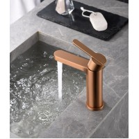 Imex Roma Αναμεικτική Μπαταρία Νιπτήρα Rose Gold Mat BDR001-1ORC