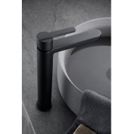 Imex Roma Black Αναμεικτική Μπαταρία Νιπτήρα Ψηλή Μαύρη BDR001-3NG