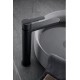 Imex Roma Black Αναμεικτική Μπαταρία Νιπτήρα Ψηλή Μαύρη BDR001-3NG