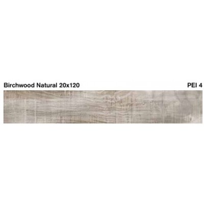 Kolossos Birchwood 20x120 cm Πλακάκι Δαπέδου Πορσελανάτο