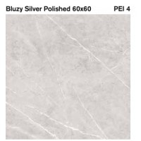 Kolossos Bluzy 60x60 cm Πλακάκι Δαπέδου και Τοίχου Πορσελανάτο