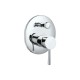 Karag Artemis BM34F02C Μίκτης Μπαταρίας Εντοιχισμού Ντουζιέρας 2 Εξόδων Chrome