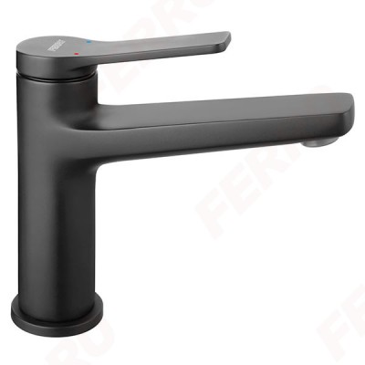 Ferro Stratos Black Αναμεικτική Μπαταρία Νιπτήρα Μαύρη BSC2BL