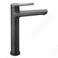 Ferro Stratos Black Αναμεικτική Μπαταρία Νιπτήρα Μαύρη BSC2LBL