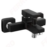 Ferro Zicco Black BZI1BL Αναμεικτική Μπαταρία Μπανιέρας Μαύρη