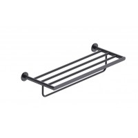 Imex Practic Πετσετοκρεμάστρα Ραφιέρα Μπάνιου Black Mat- CAP003-05-NG