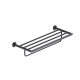 Imex Practic Πετσετοκρεμάστρα Ραφιέρα Μπάνιου Black Mat- CAP003-05-NG