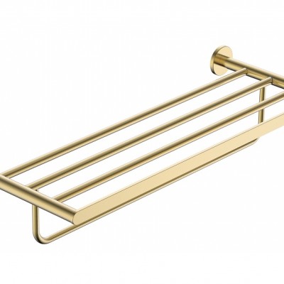 Imex Practic Πετσετοκρεμάστρα Ραφιέρα Μπάνιου Gold- CAP003-05-OC