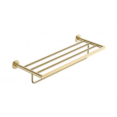 Imex Practic Πετσετοκρεμάστρα Ραφιέρα Μπάνιου Gold- CAP003-05-OC