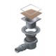 Karag Ανοξείδωτο Σιφώνι Δαπέδου Confluo Ceramic 1 Large 15x15 No Flange