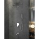 Karag Delos CFT205-CR Σετ Μίκτης, Στόμιο & Τηλέφωνο Μπαταρια Εντοιχισμου Ντους 3 Εξόδων Chrome