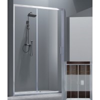 Aquarelle Clever 70 Καμπίνα Ντουζιέρας Μπάνιου Ευθύγραμμη με Συρόμενη Πόρτα 120x190cm Middle Mat