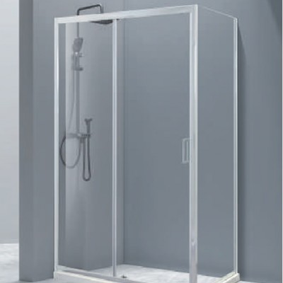 Aquarelle Clever 70 Plus Panel Καμπίνα Ντουζιέρας Μπάνιου με Συρόμενη Πόρτα 100Χ70Χ195cm Clear Glass
