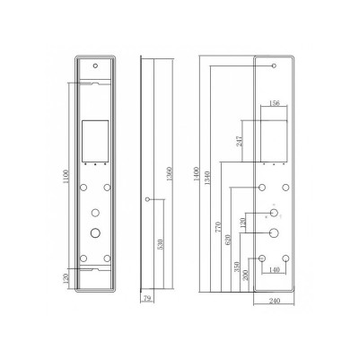 KARAG CLIO-G8138 - ΣΤΗΛΗ ΝΤΟΥΣ ΜΠΑΝΙΟΥ ΥΔΡΟΜΑΣΑΖ