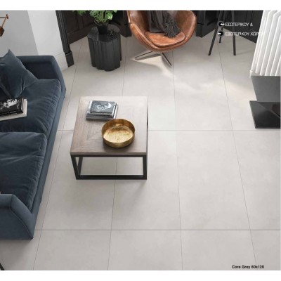 Kolossos Core 60x120 cm Πλακάκι Δαπέδου και Τοίχου Πορσελανάτο